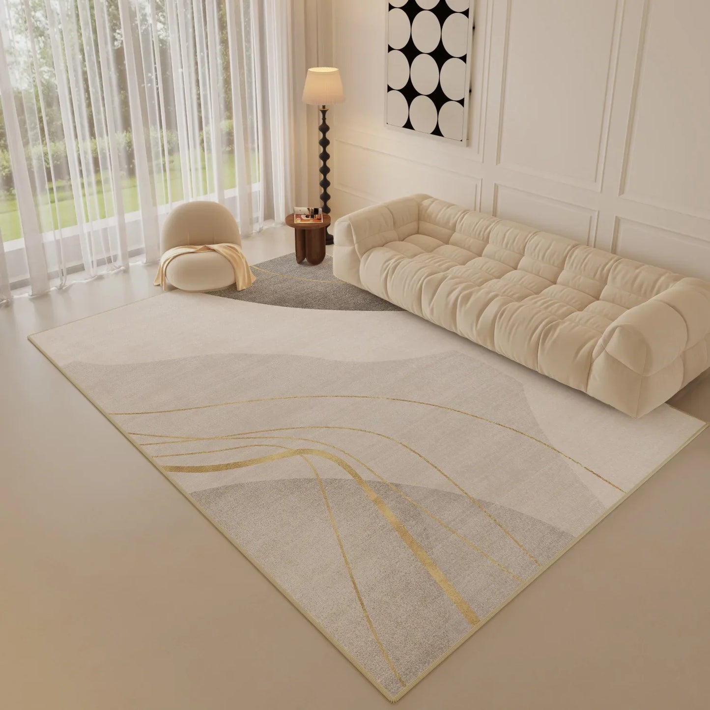 Simplistic Cream Style Carpet