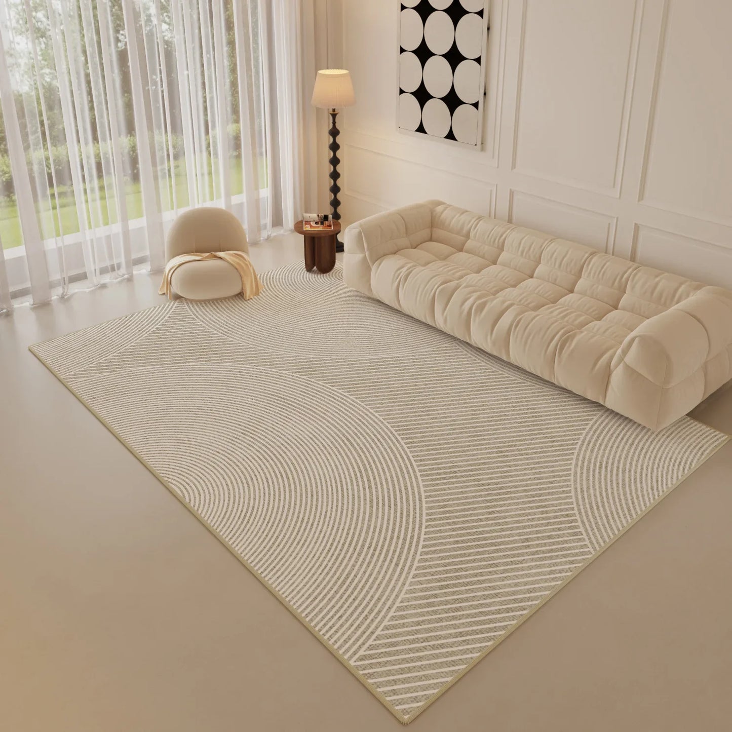 Simplistic Cream Style Carpet