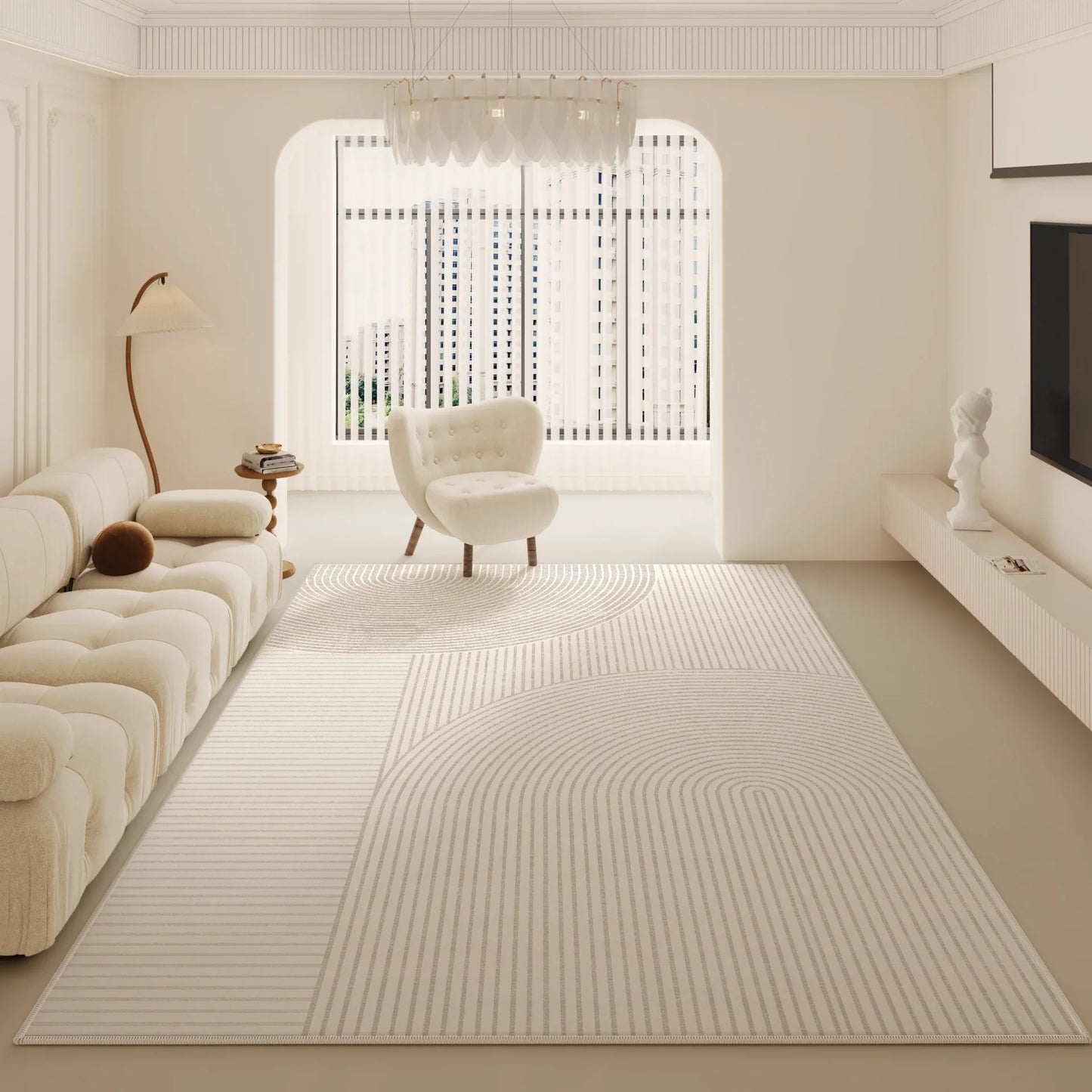 Simplistic Cream Style Carpet