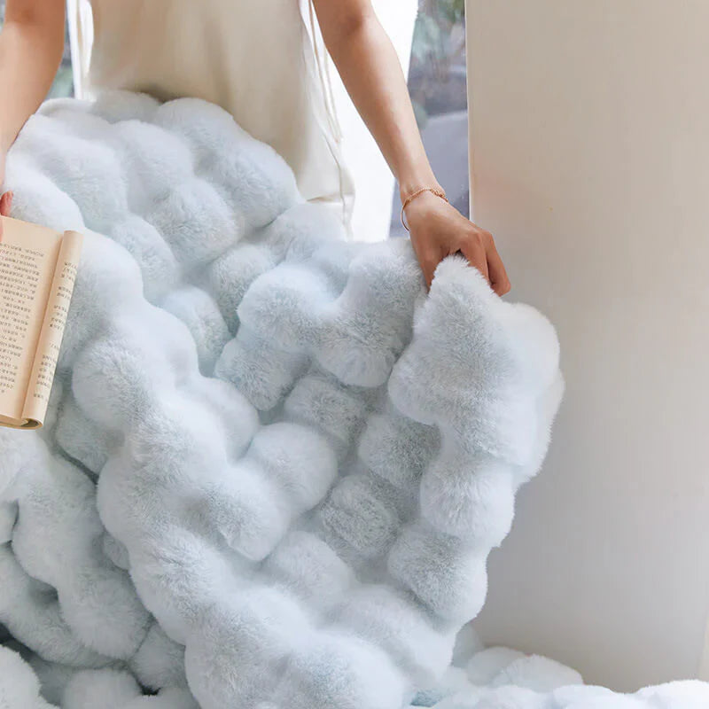 Faux Fur Throw Blanket