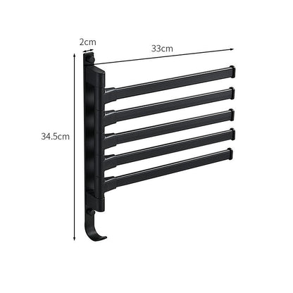 Sleek Metal Towel Rack