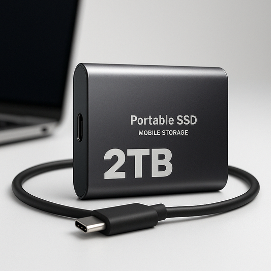 Sleek Portable External SSD