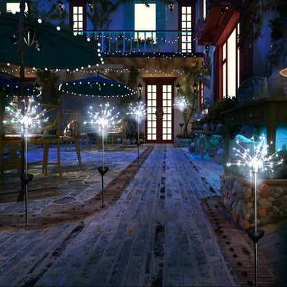 Solar-Gartenfeuerwerkslampe