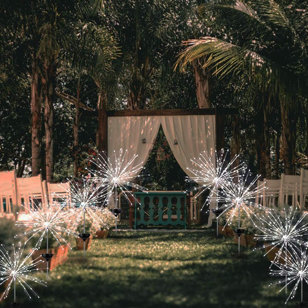 Solar-Gartenfeuerwerkslampe