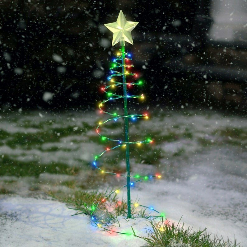 Solar-Metall-LED-Weihnachtsbaum