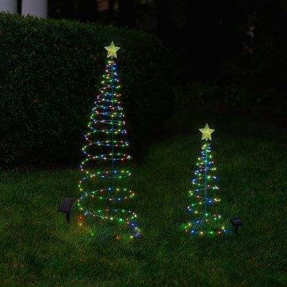 Solar-Metall-LED-Weihnachtsbaum