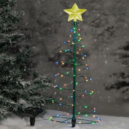 Solar-Metall-LED-Weihnachtsbaum