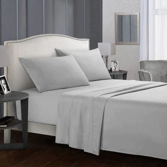 Solid Color Bed Sheet Set