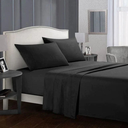 Solid Color Bed Sheet Set