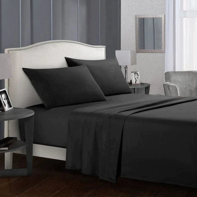 Solid Color Bed Sheet Set