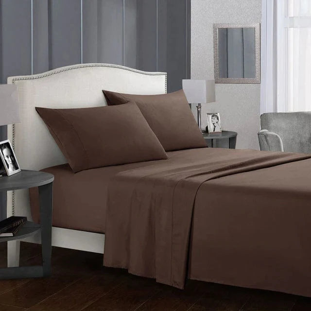 Solid Color Bed Sheet Set