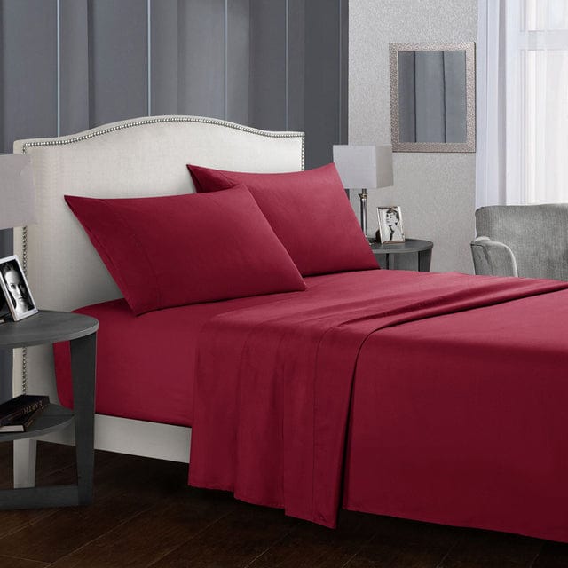Solid Color Bed Sheet Set