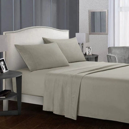 Solid Color Bed Sheet Set