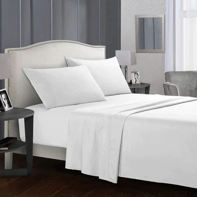 Solid Color Bed Sheet Set