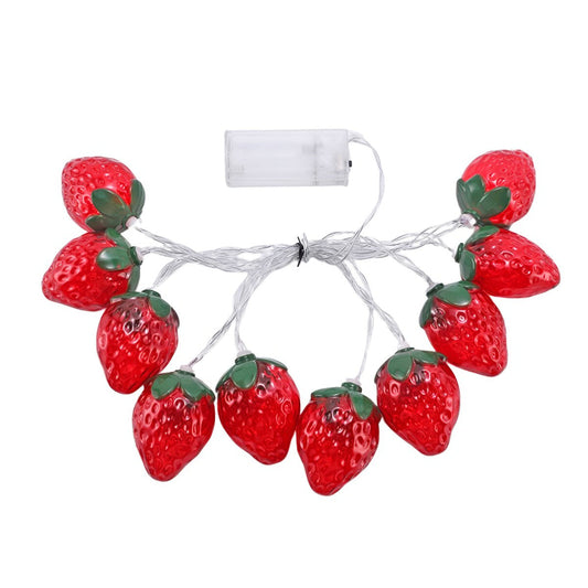 Erdbeer-Lichterketten