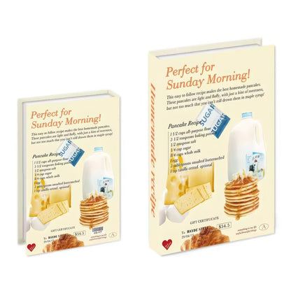 Bakery Series Hidden Storage Book Box