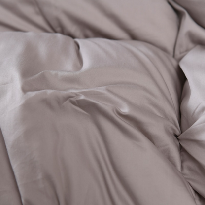 Tanya Grey Pinch Quilted Goose Down Comforter