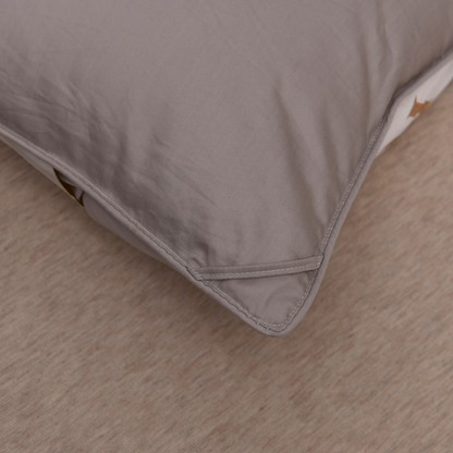 Tanya Grey Pinch Quilted Goose Down Comforter