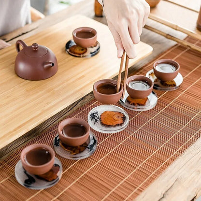 Wood Teacup Mat