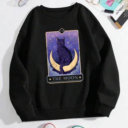 Sweat-shirt Carte de Tarot de la Lune
