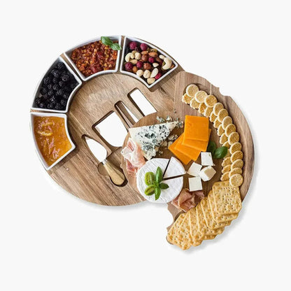 Timeless Acacia Wood Charcuterie Board