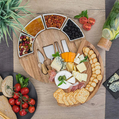 Timeless Acacia Wood Charcuterie Board