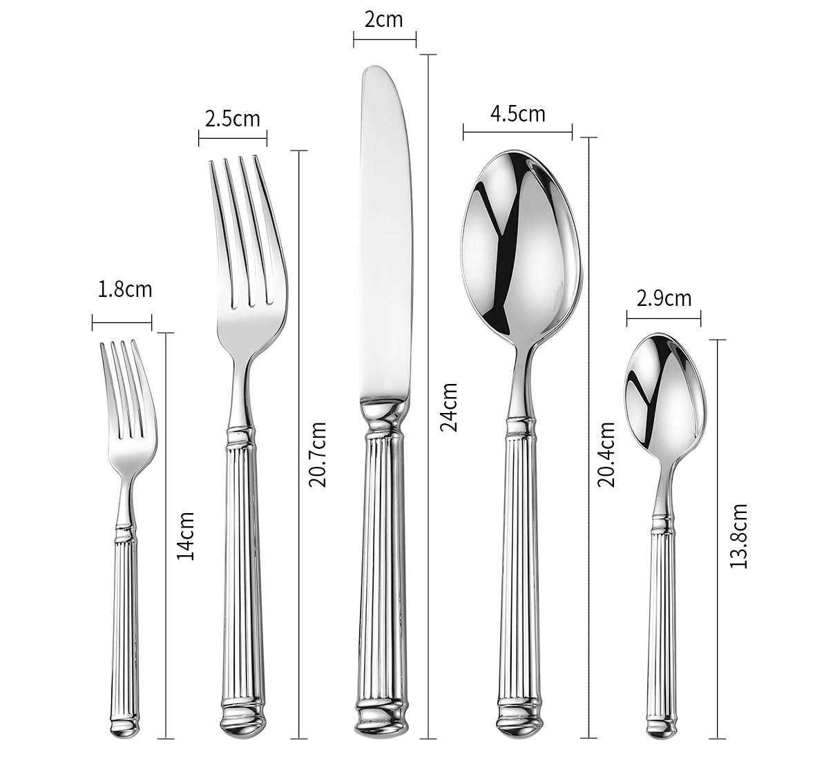 Timeless Stainless Steel Cutlery Set