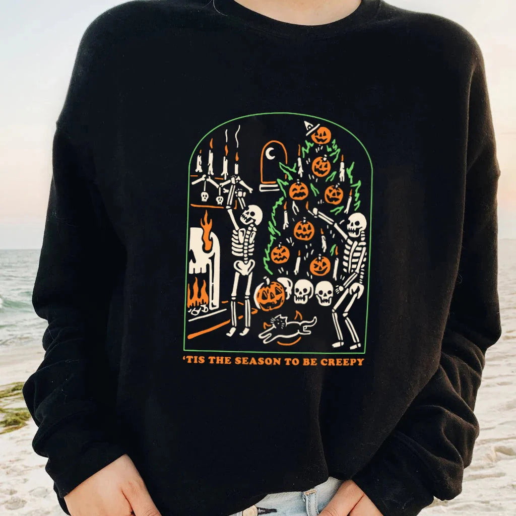 TIS THE SEASON TO BE CREEPY Sweatshirt