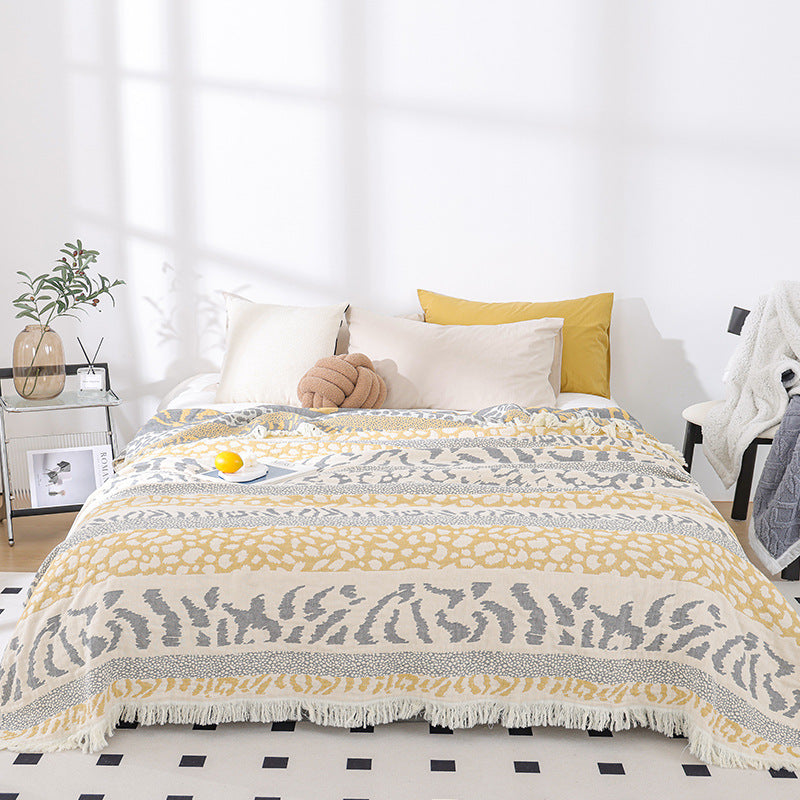 Golden Breeze Throw Blanket