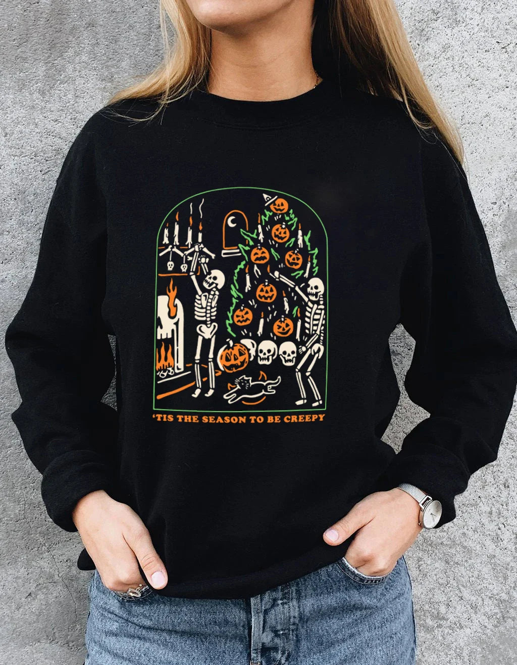 TIS THE SEASON TO BE CREEPY Sweatshirt