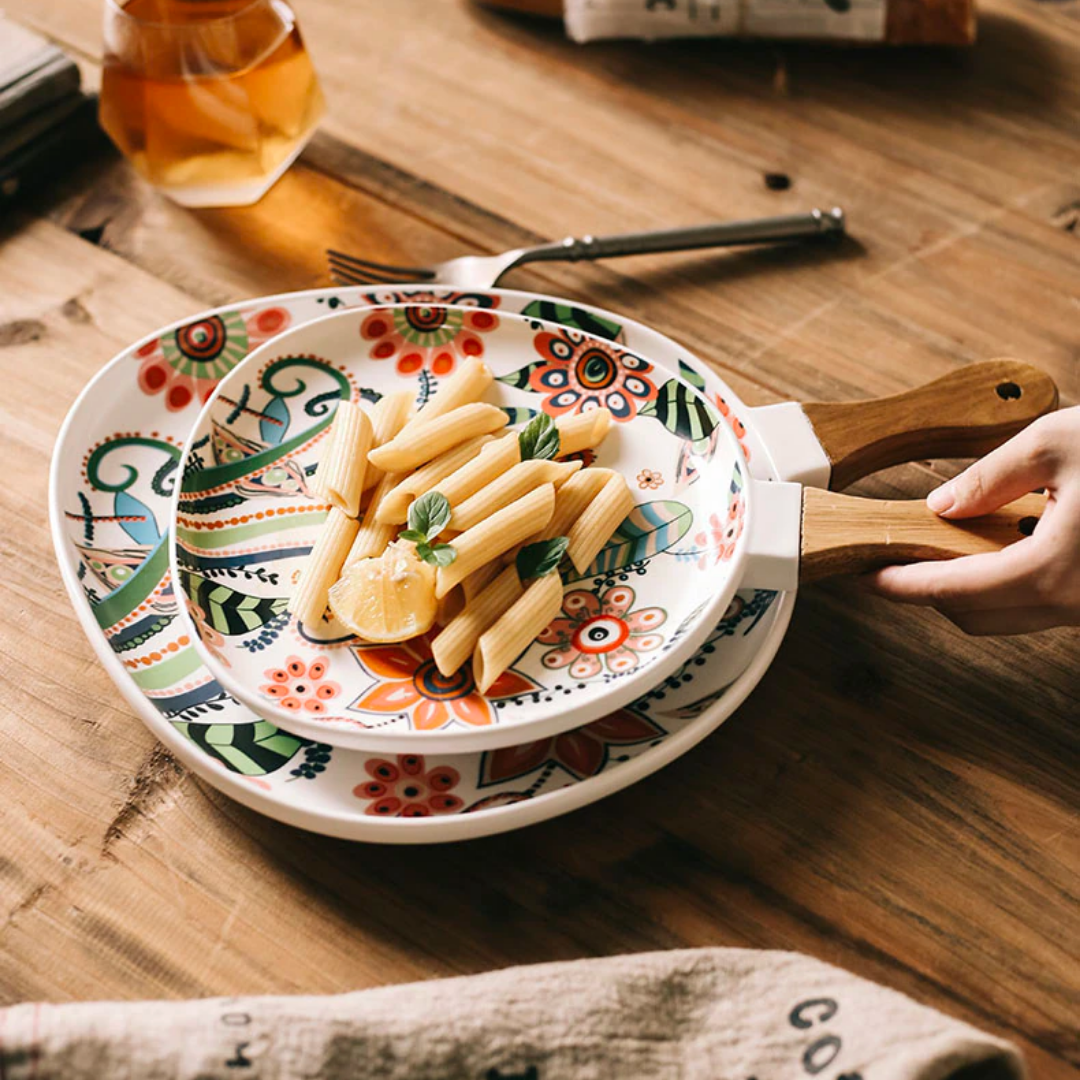 Floral Ceramic Dinner Plates