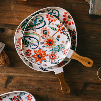 Floral Ceramic Dinner Plates