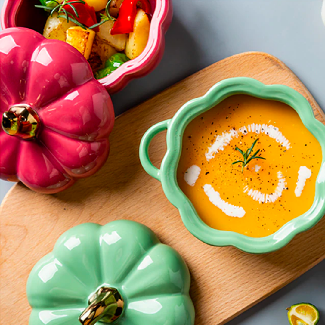 Ceramic Pumpkin Bowl