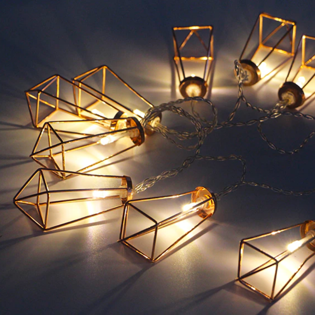 Geometric LED Fairy Lights