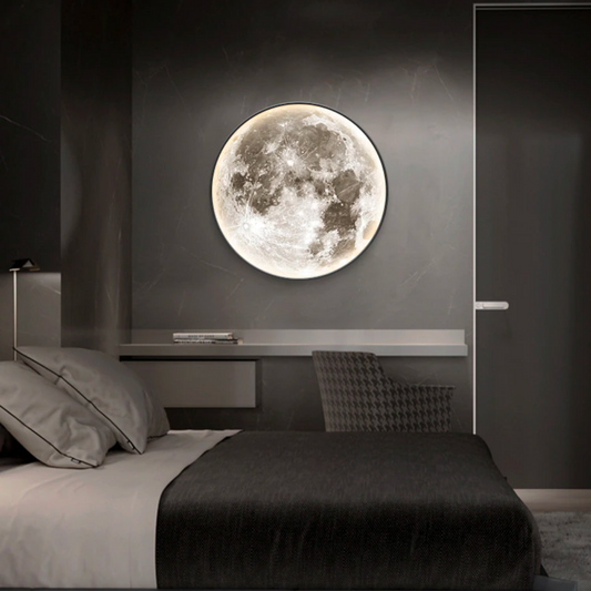 Large Moon Wall Light