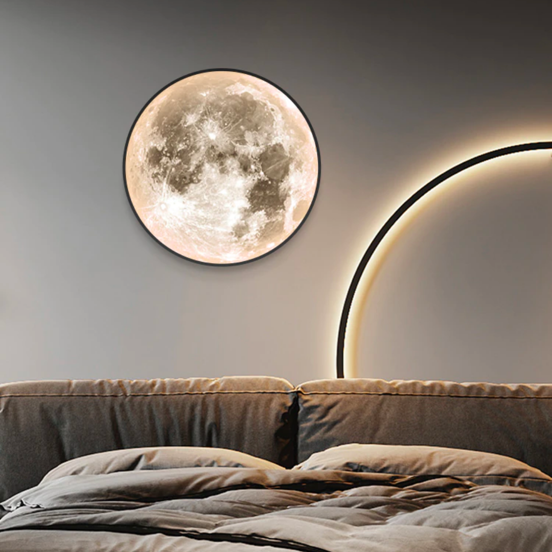 Large Moon Wall Light