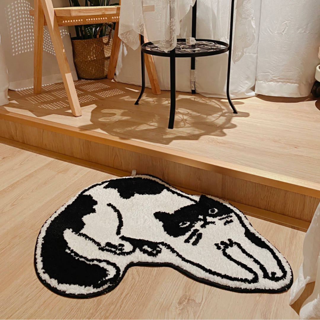 Cat Shaped Floor Mat