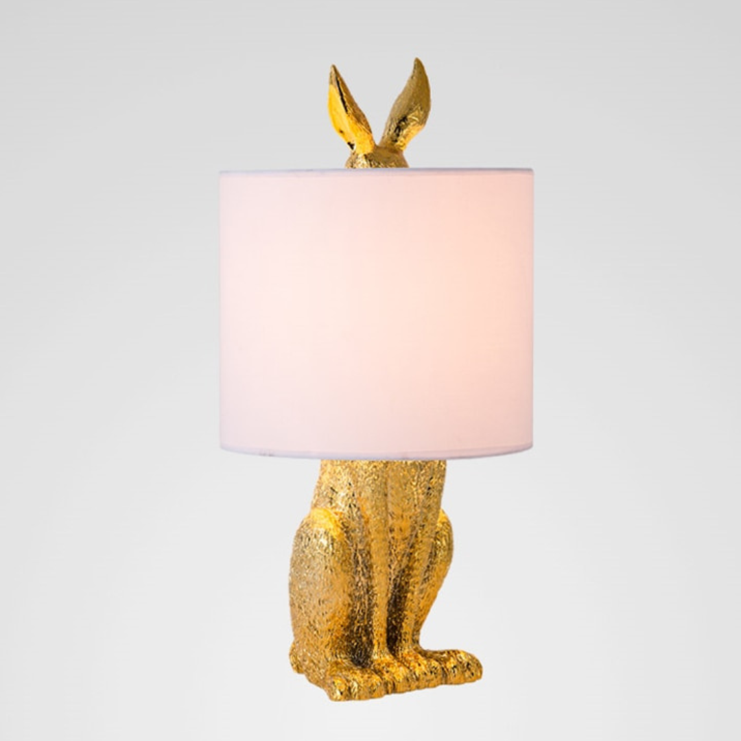 A Discreet Rabbit Table Lamp