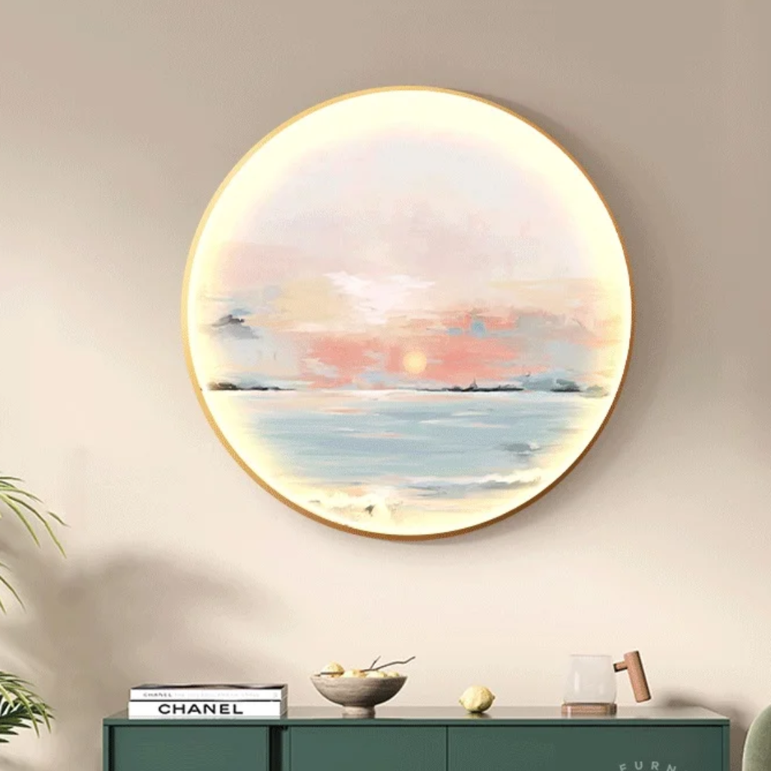 Indoor Landscape Painting Wall Lamp