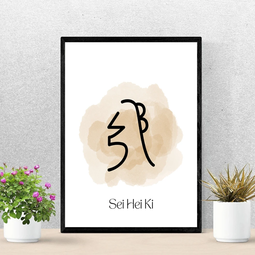 Reiki Symbols Canvas Art