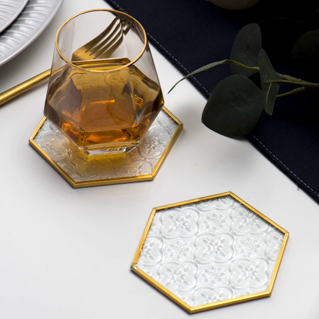 Retro Glass Coaster