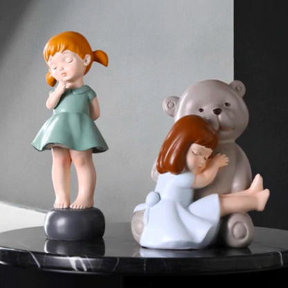 Little Girl Decorative Figurines