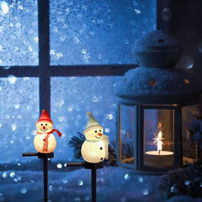 S1 Waterproof solar snowman lamp