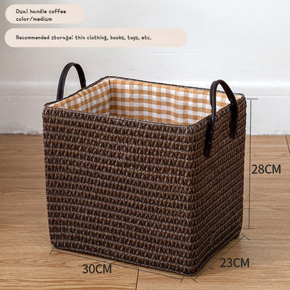 Woven Storage Baskets Foldable Box Organizer