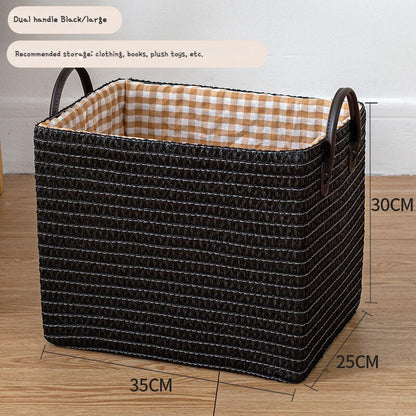 Woven Storage Baskets Foldable Box Organizer