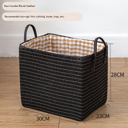 Woven Storage Baskets Foldable Box Organizer