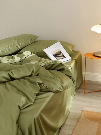 Silky Smooth Solid Color Tencel Bedding Set