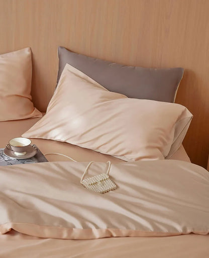 Silky-Smooth Solid Color Cooling Tencel Bedding Set
