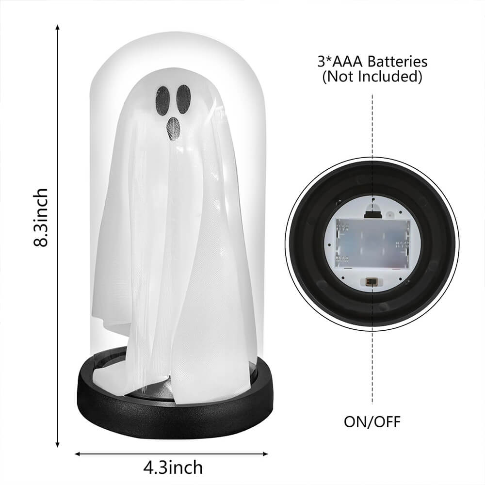 Halloween Glass Cute Ghost Light