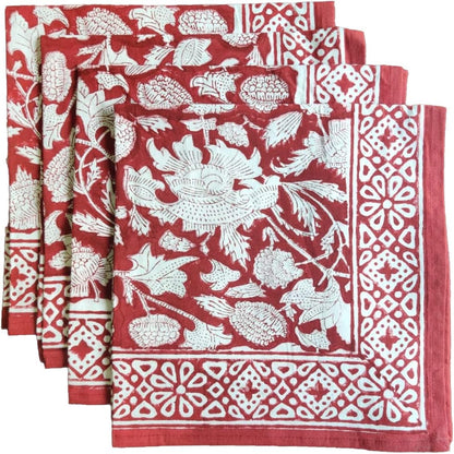 ATOSII 'Kohinoor' Home Linen 100% Cotton Cloth Napkins - 20 X 20 Inch (White) Oversized Dinner Napkins - Set of 4 - Handcrafted with Gold Satin Trim - Soft Napkins Perfect for Gifting Cloth Napkins Home & Kitchen Kitchen & Dining Kitchen & Table Linens